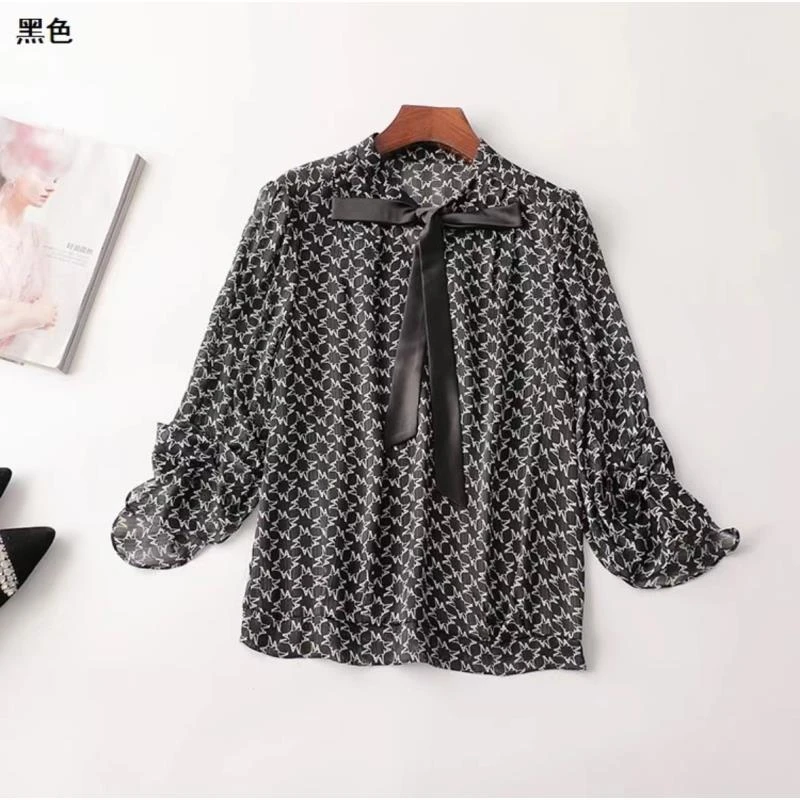 【Z1246】春夏时尚女士2024显瘦洋气衬衫L4