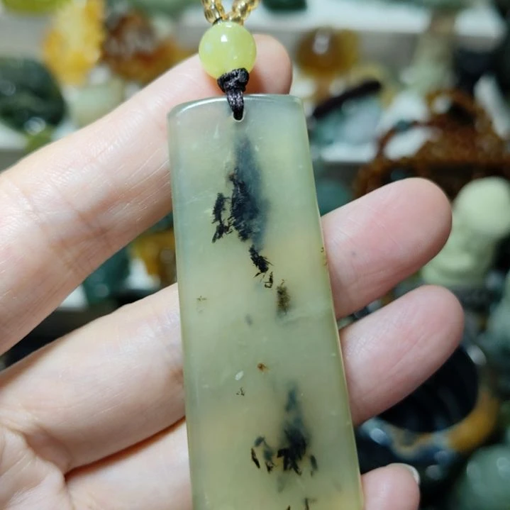 未镶嵌岫玉挂坠款式