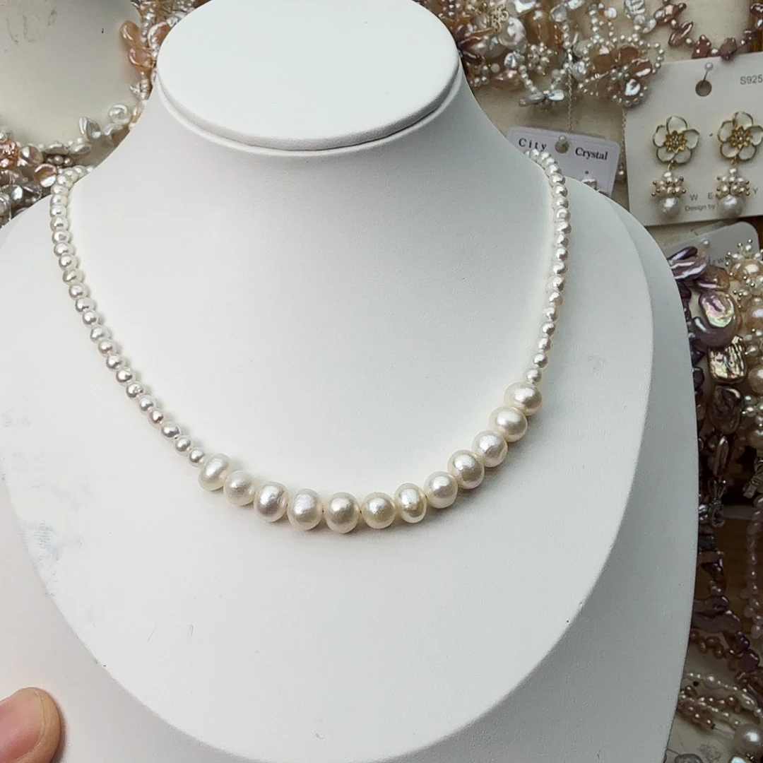 淡水珍珠未镶嵌颈饰