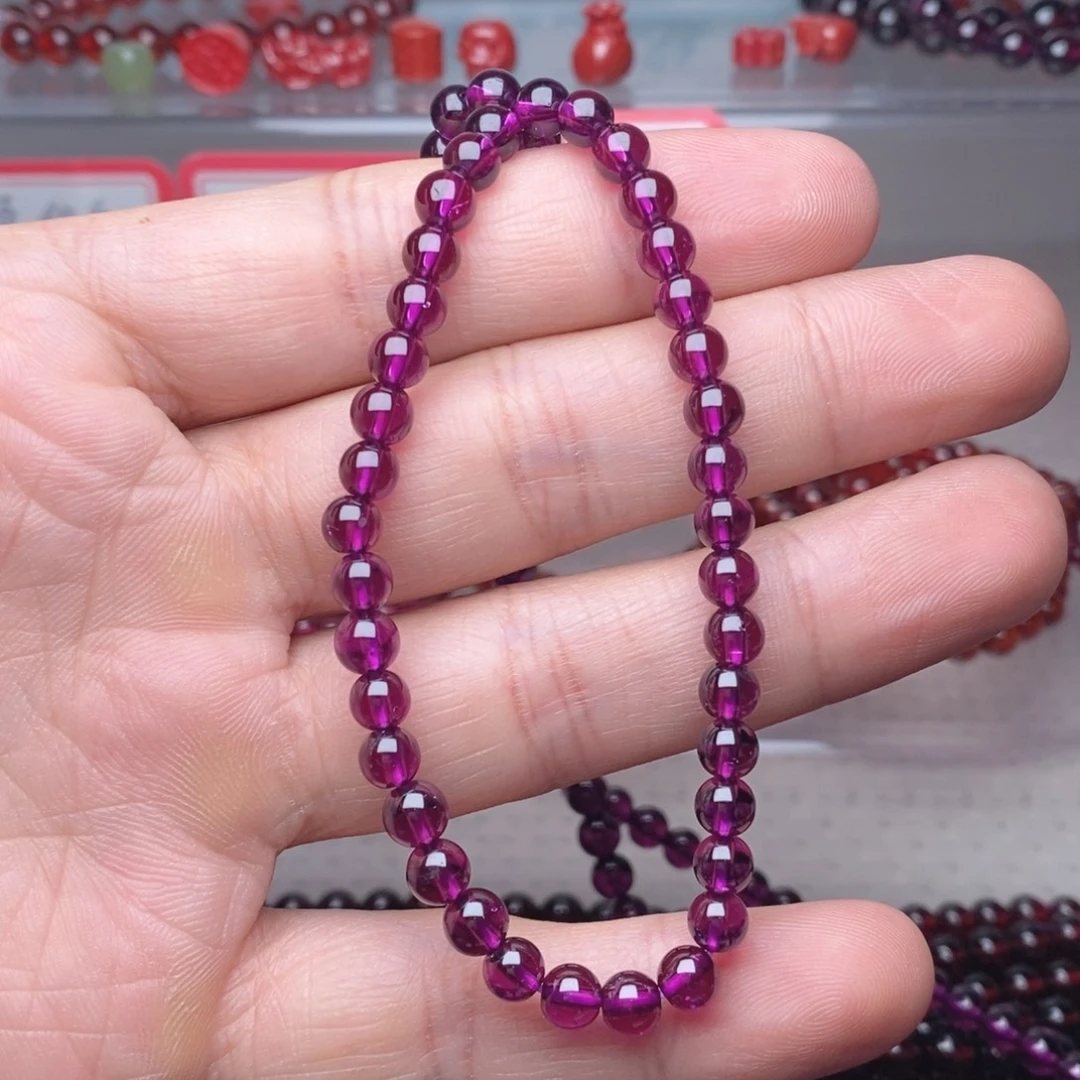 手链未镶嵌石榴石卡5单圈毕业级冷紫