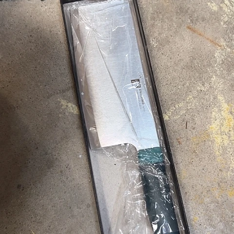 微瑕，不锈钢切菜刀不能抗骨篮