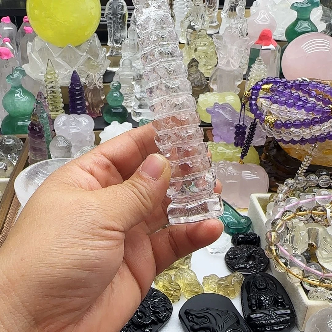 系***统车挂水晶未镶嵌摆件