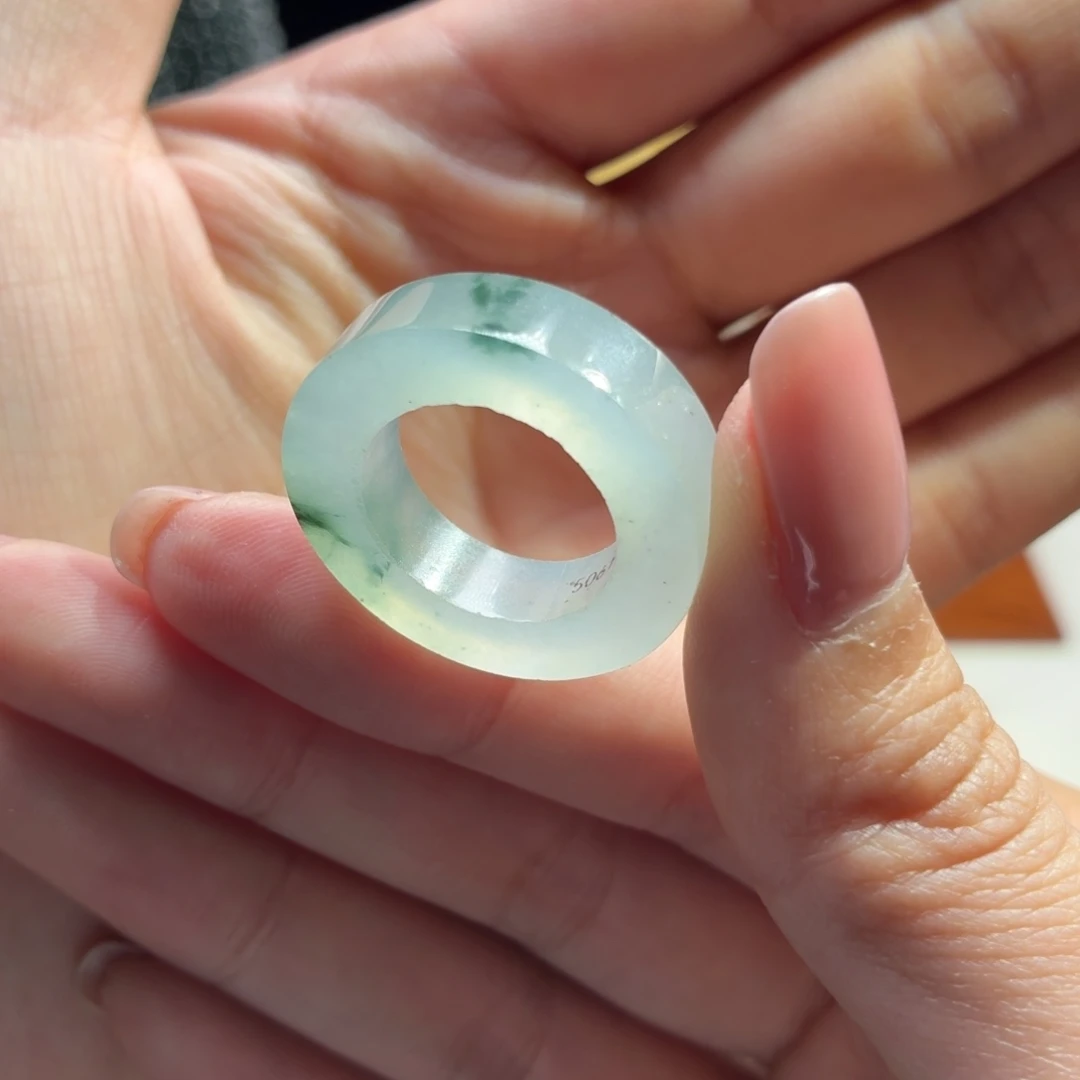 未镶嵌定制翡翠纯元冰飘13-19.5#