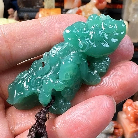 这***了寿山石雅安綠灵芝
