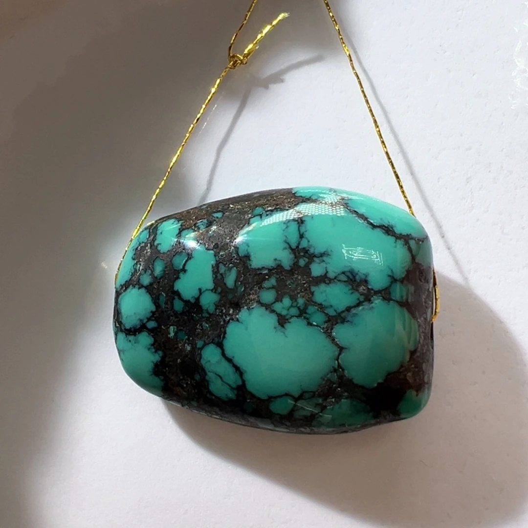 绿松石未镶嵌挂件