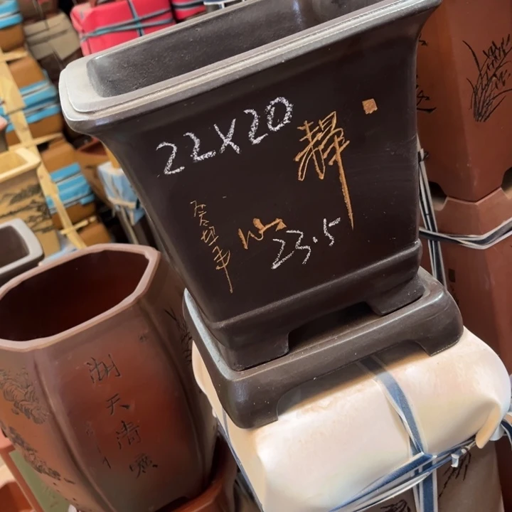 紫砂花盆紫砂花盆