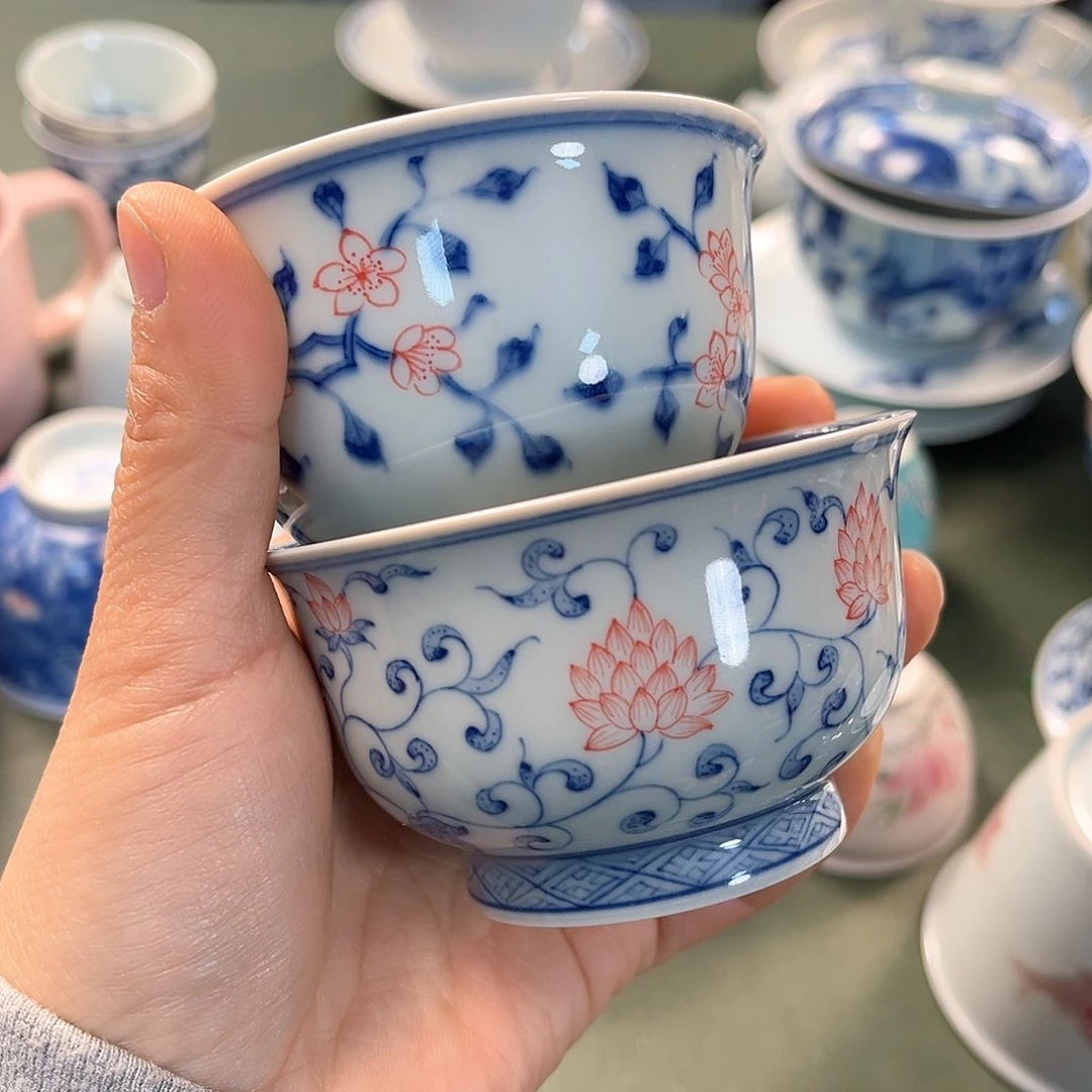 杯方*青花瓷器青花瓷器