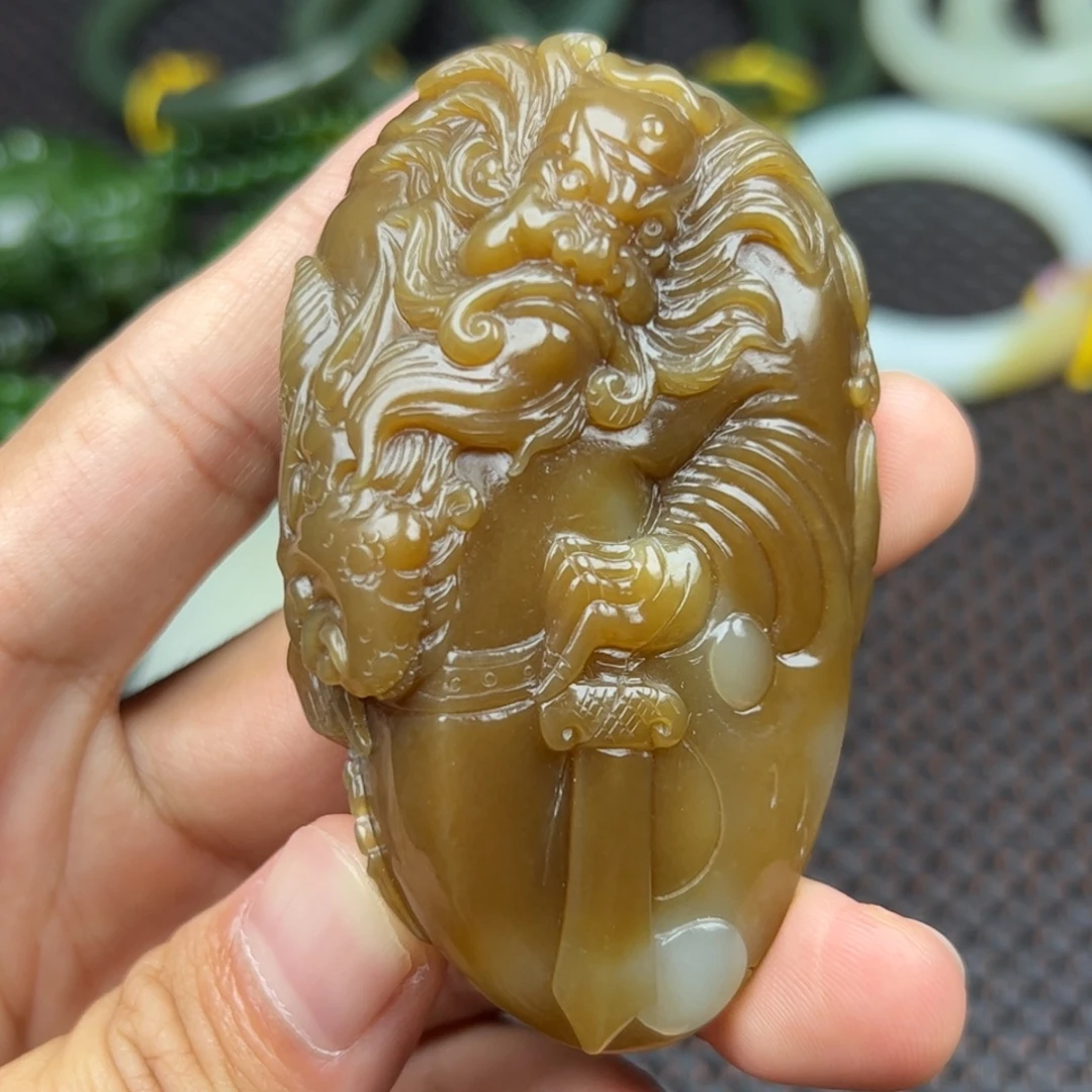 未镶嵌和田玉挂件