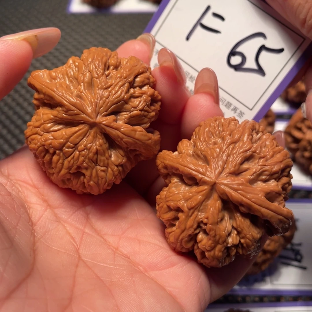 把件文玩核桃65号粗筋44