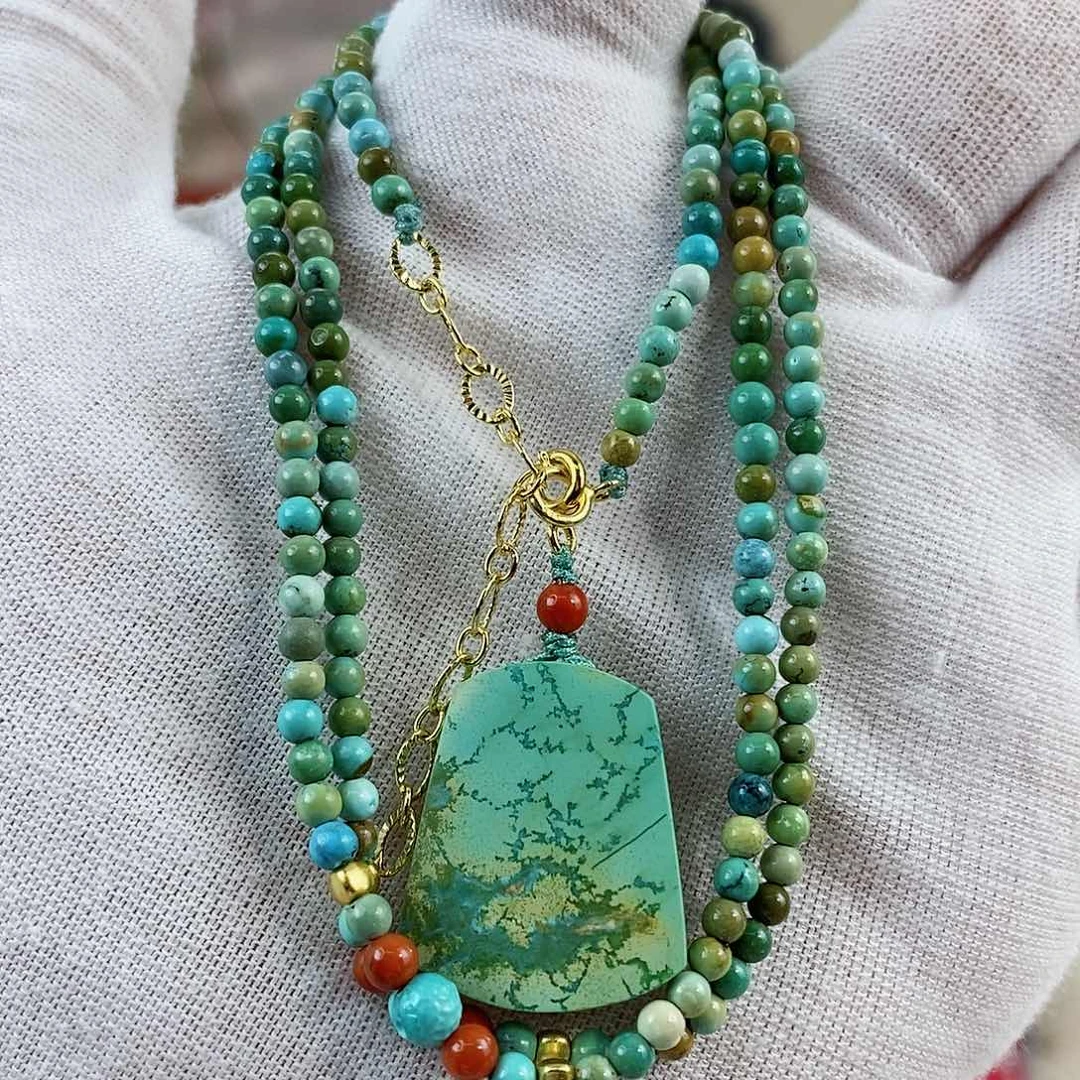 绿松石珠宝奇石未镶嵌