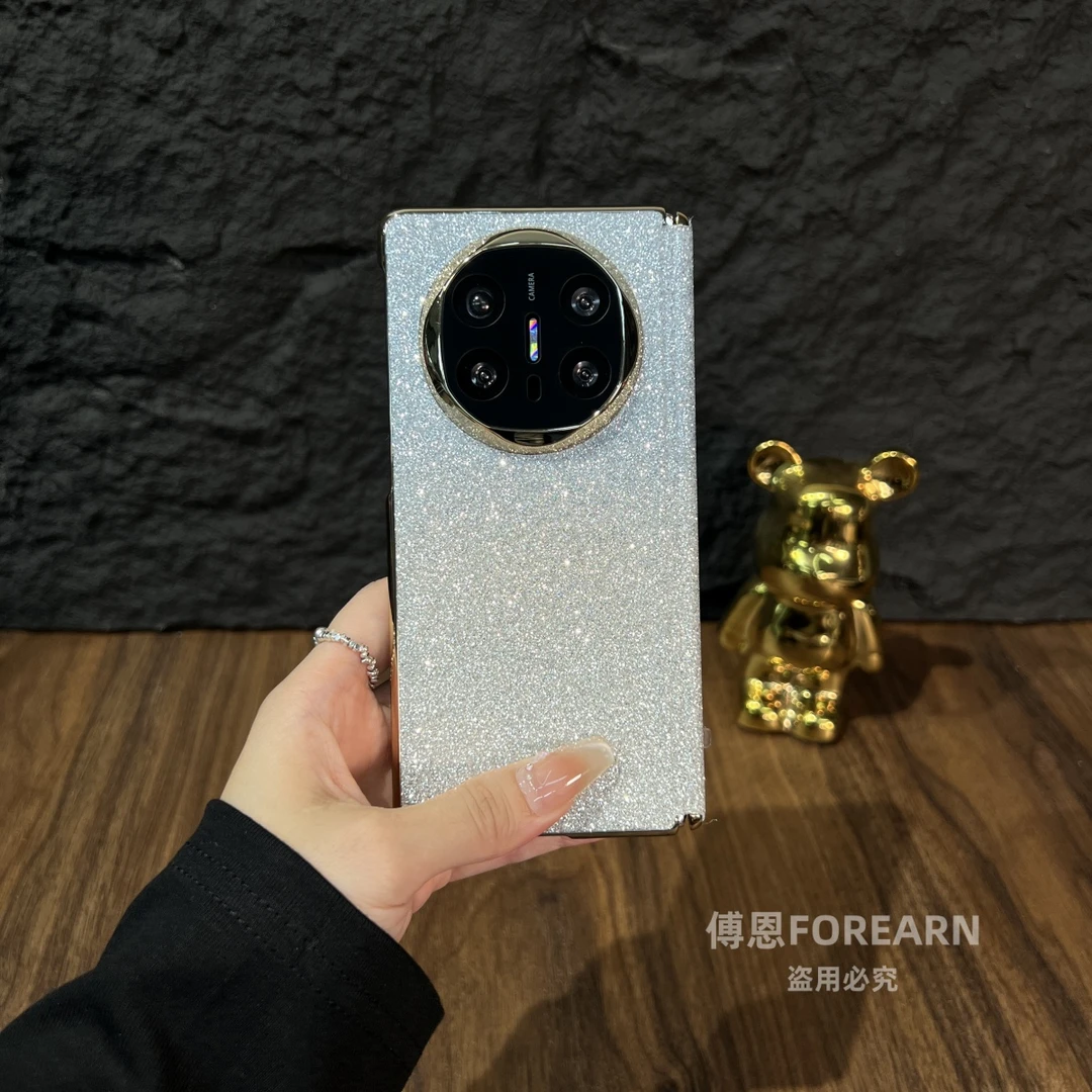 适用于华为matex6手机壳matex5保护套折叠屏x3中轴女生奢华x5超薄