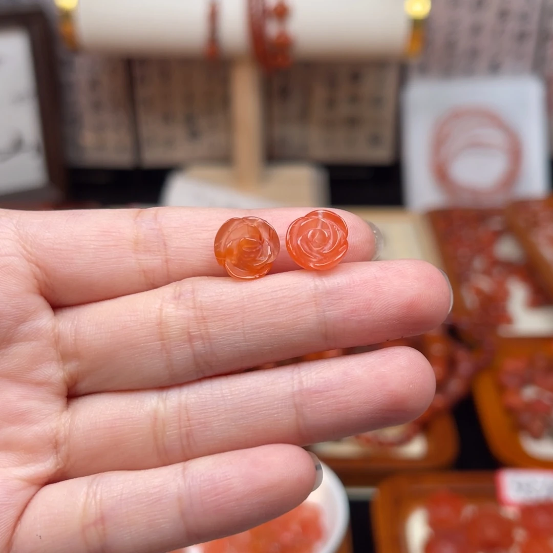 南红玛瑙未镶嵌吊坠(不含链)