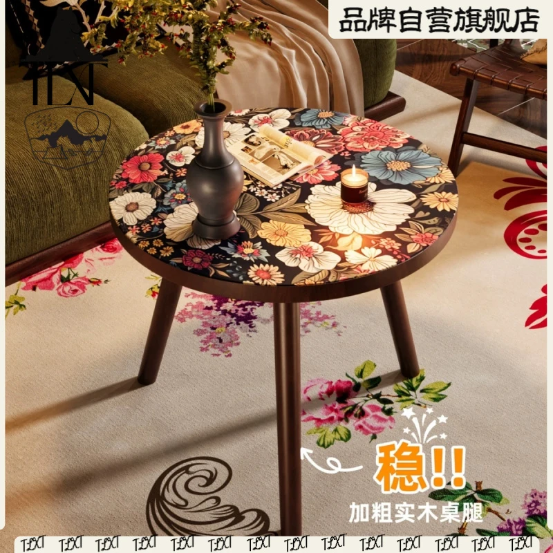【TLXT】曼陀罗小茶几飘窗迷你桌子床头柜阳台小茶几卧室坐地上U0