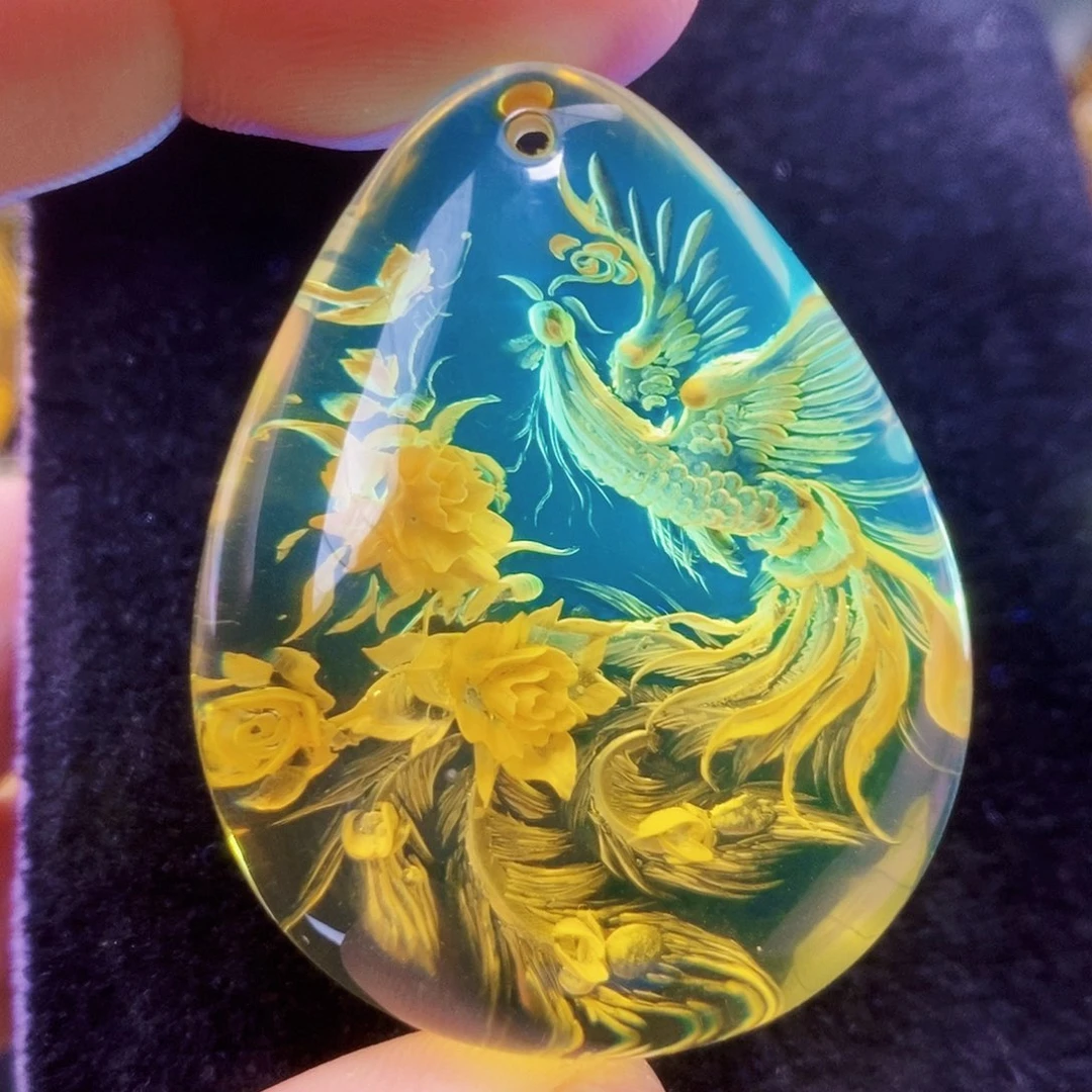 【闪购商品】金珀吊坠(不含链)未镶嵌