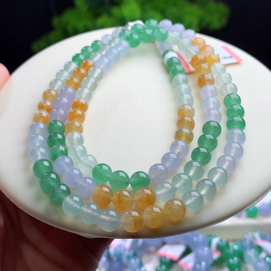 项链未镶嵌翡翠卡6mm