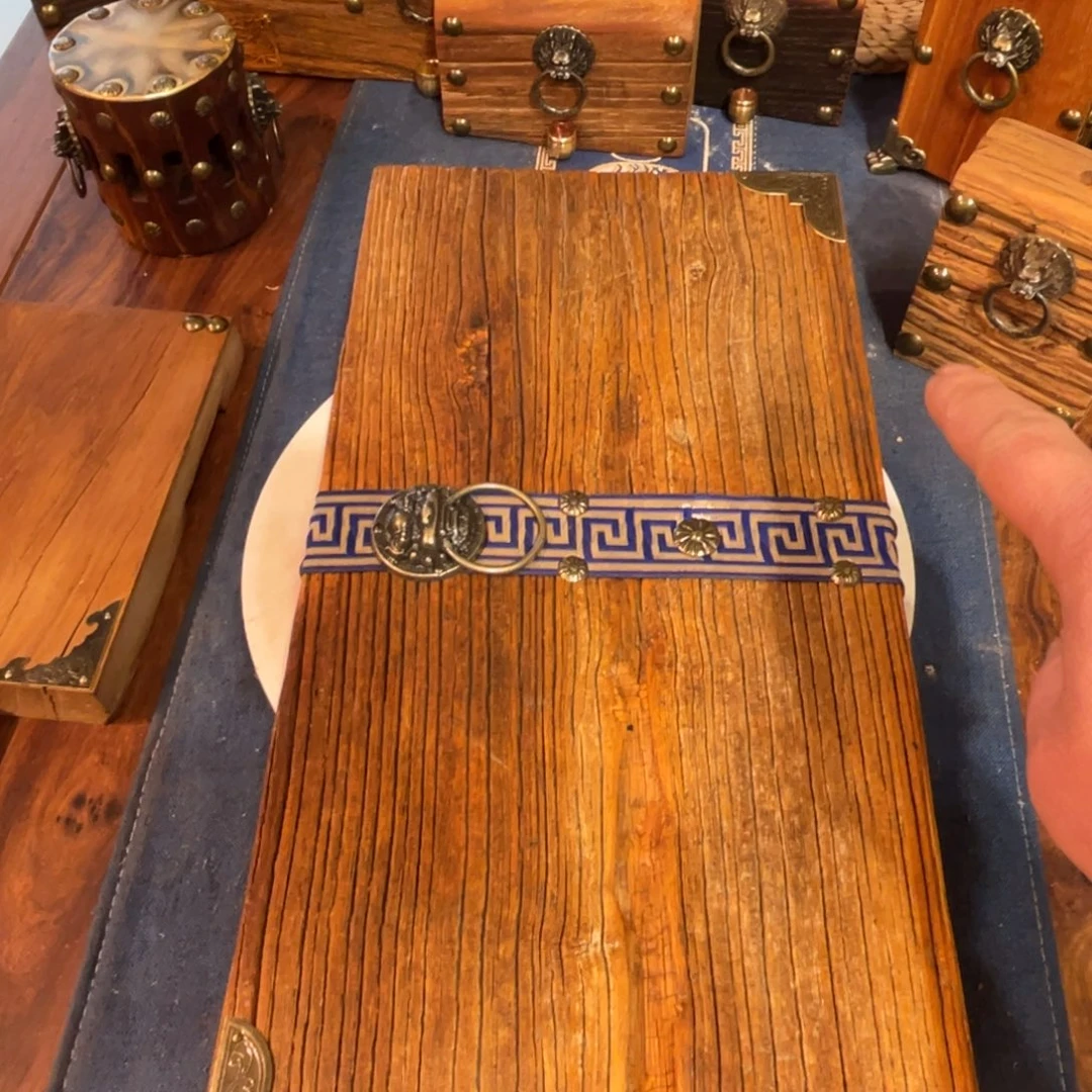 榆木手工老榆木干泡台