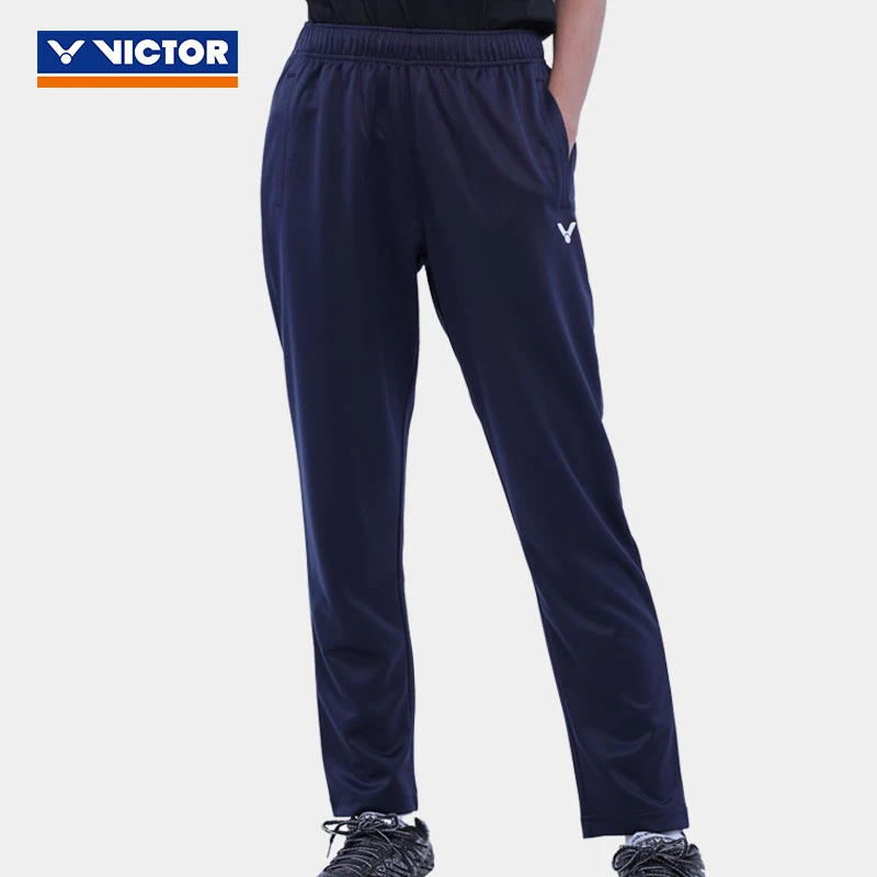威克多VICTOR羽毛球服长裤男女同款针织运动训练款 P-00802-C黑色