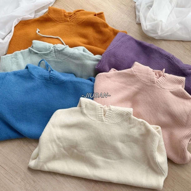 新款韩版波尔绒洋气柔软连帽毛衣软糯上衣秋冬