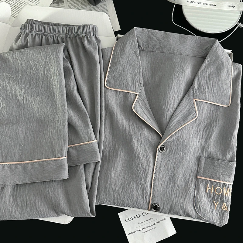 2025新款睡衣男士春秋季云朵棉长袖长裤夏天青少年男生家居服套装