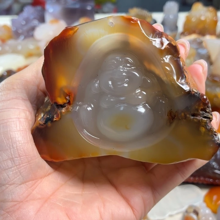 玛瑙/玉髓未镶嵌吊坠(不含链)