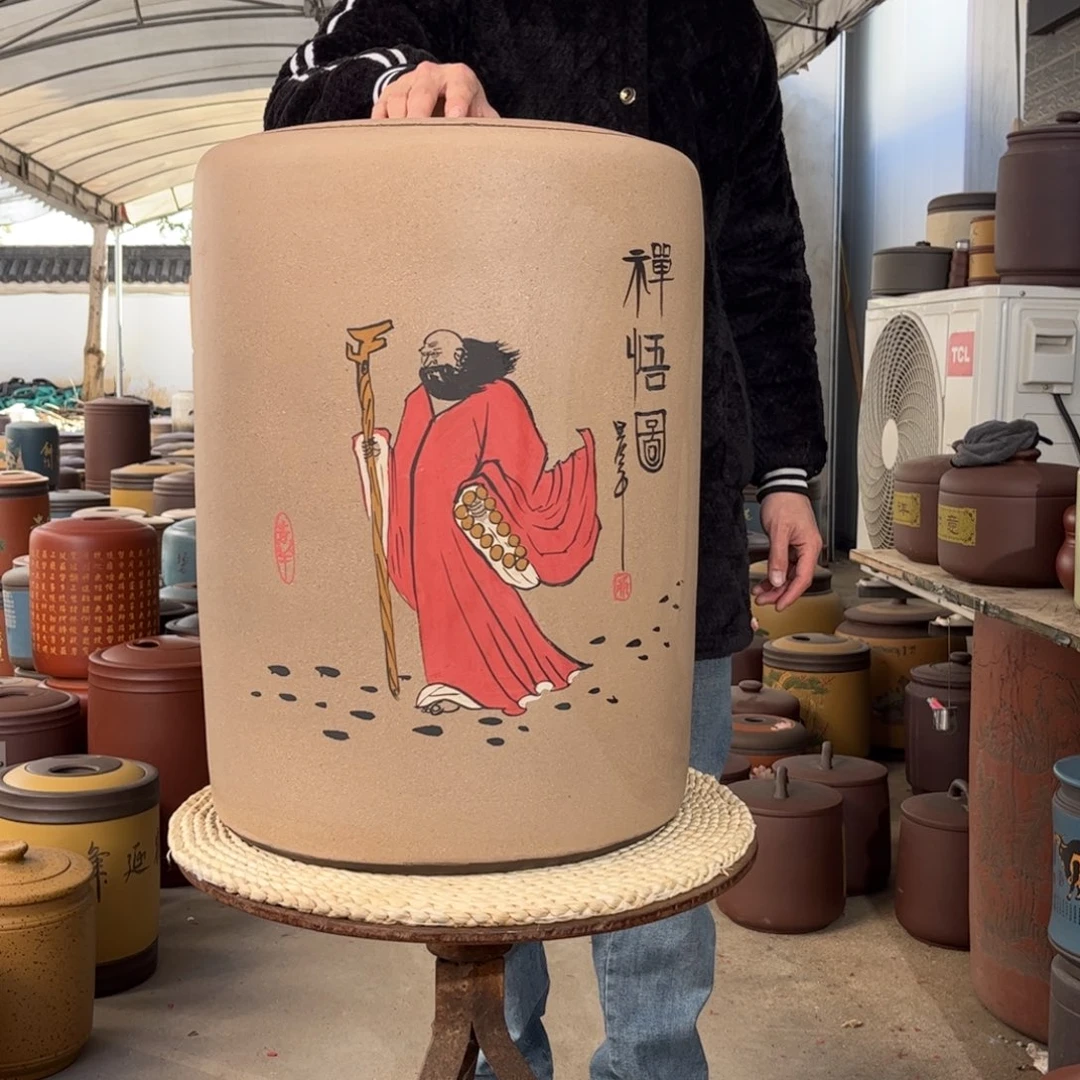 茶叶罐紫砂45-50 饼茶叶罐
