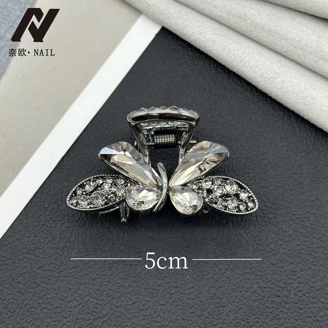 【NAIL·奈欧】设计师系列6240蝴蝶抓夹刘海抓夹轻奢