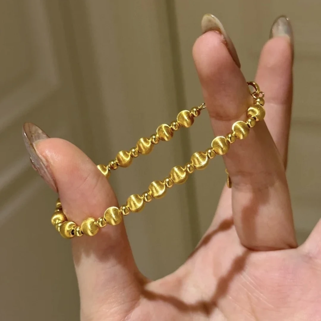 铜合金手链 B524时尚百搭金色猫眼手链