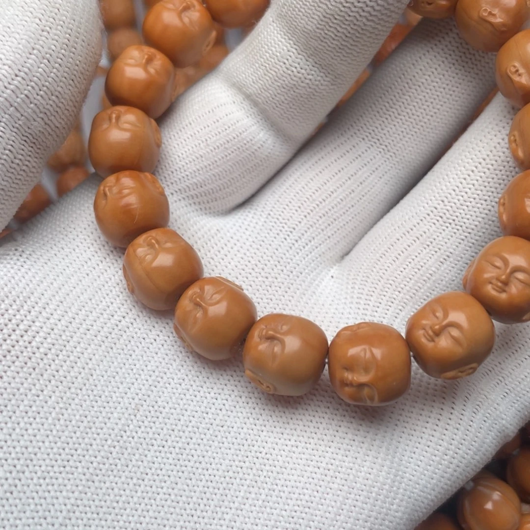 【闪购商品】猴头核桃手串金*秋弥勒佛