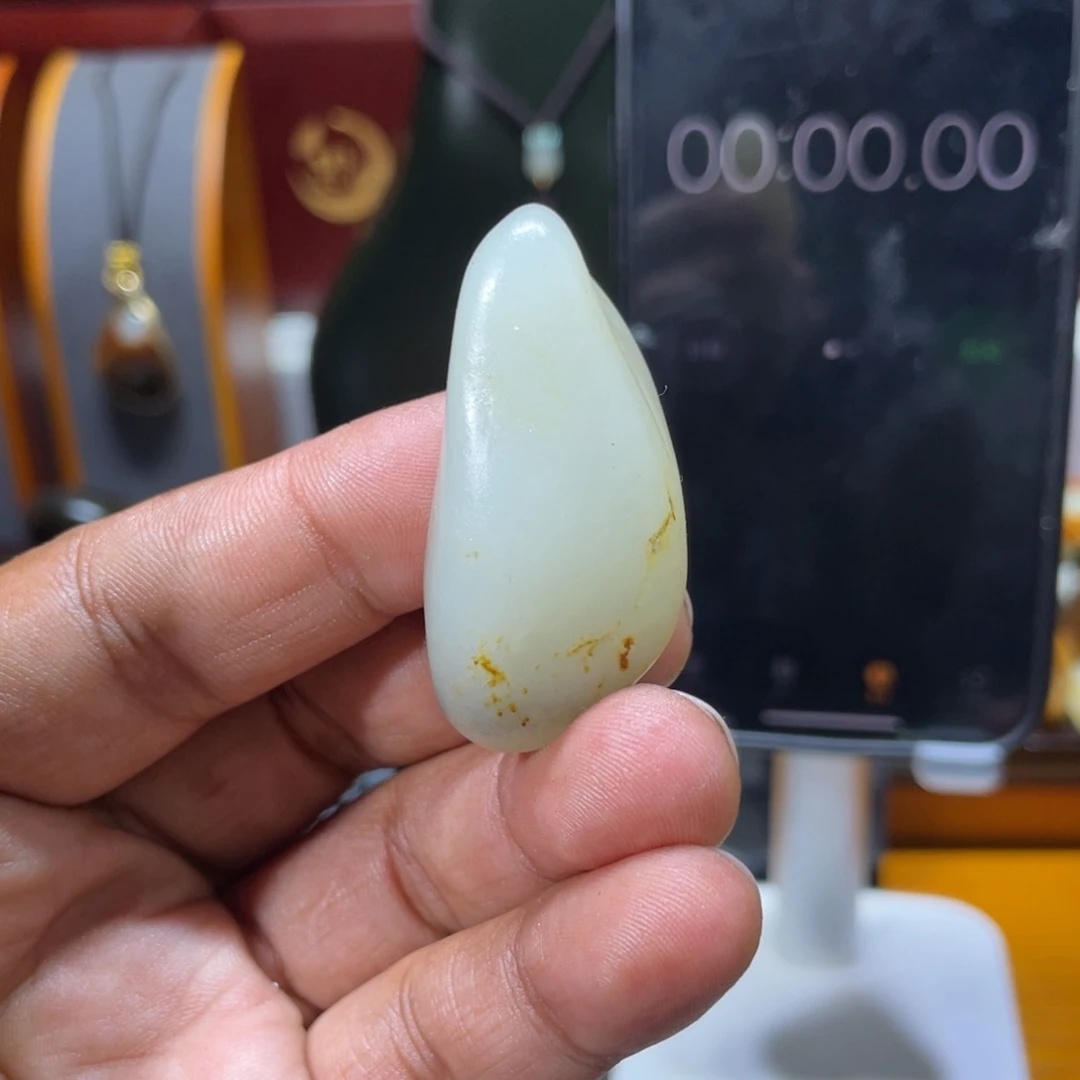 和田玉（白玉）挂件未镶嵌貊*