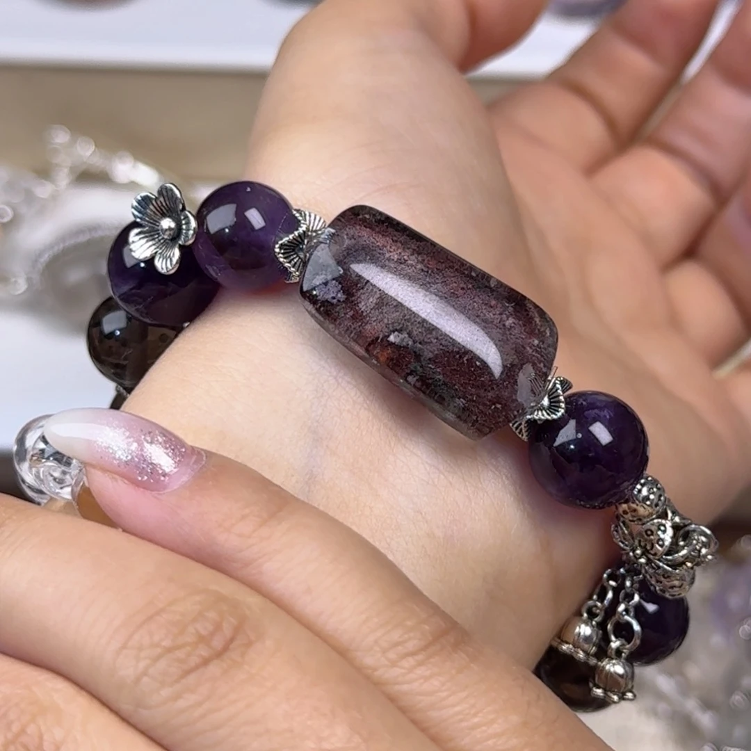 合金手链水晶橘*糖尺寸