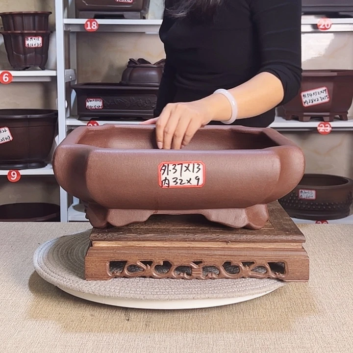 紫砂花盆紫砂花盆