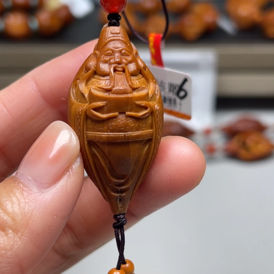 吊坠橄榄核财神单子