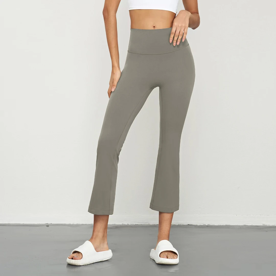 墨鱼的秘密 瑜伽裤女裸感高腰显瘦运动健身八分裤CK078