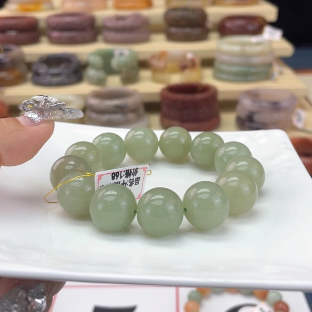 【闪购商品】石英岩玉手镯未镶嵌西*开