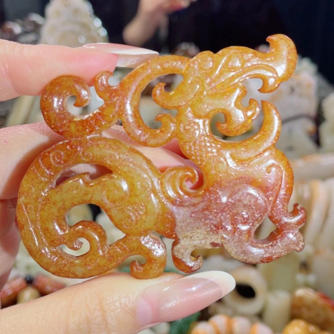 和田玉未镶嵌挂件89