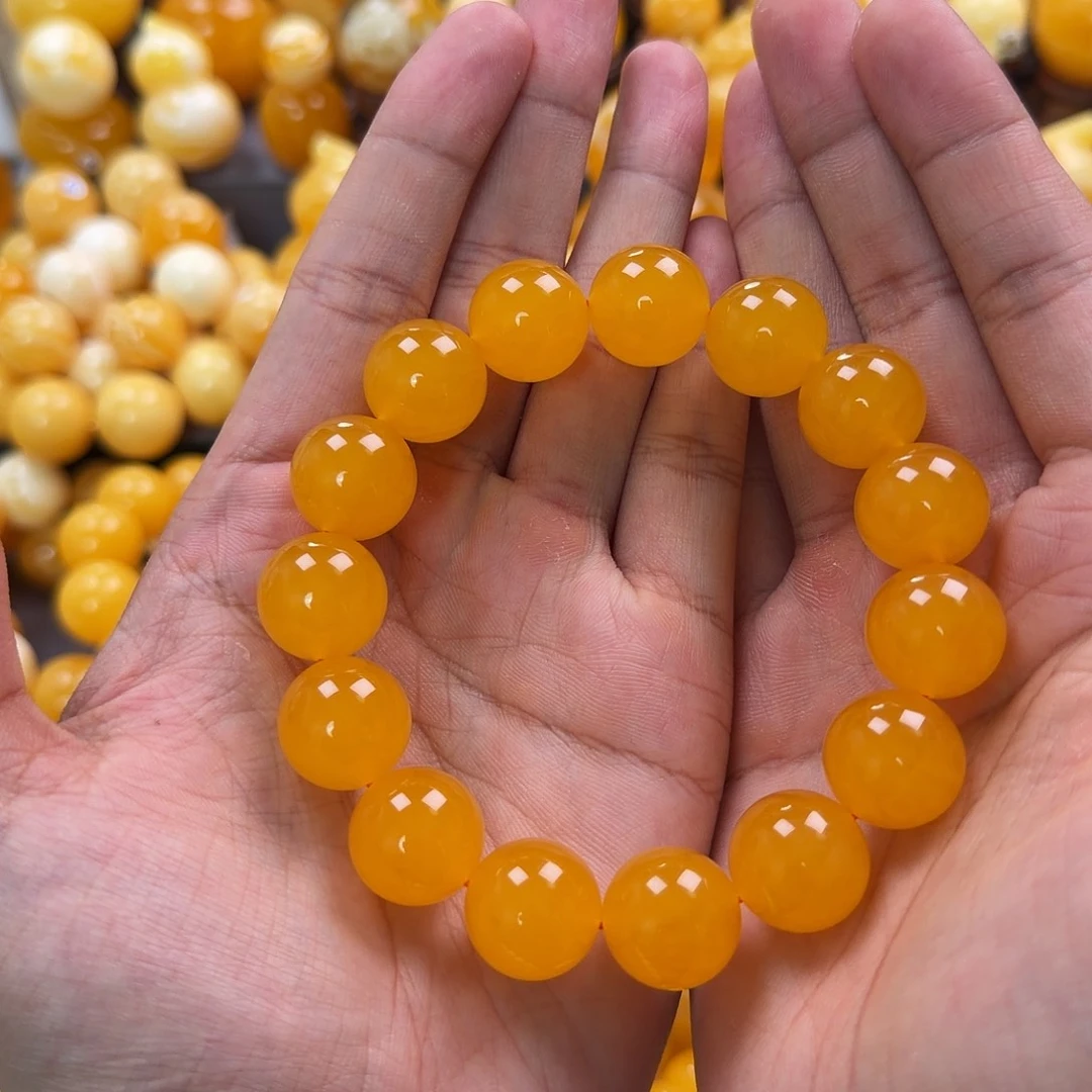 琥珀未镶嵌珠宝奇石16mm同料