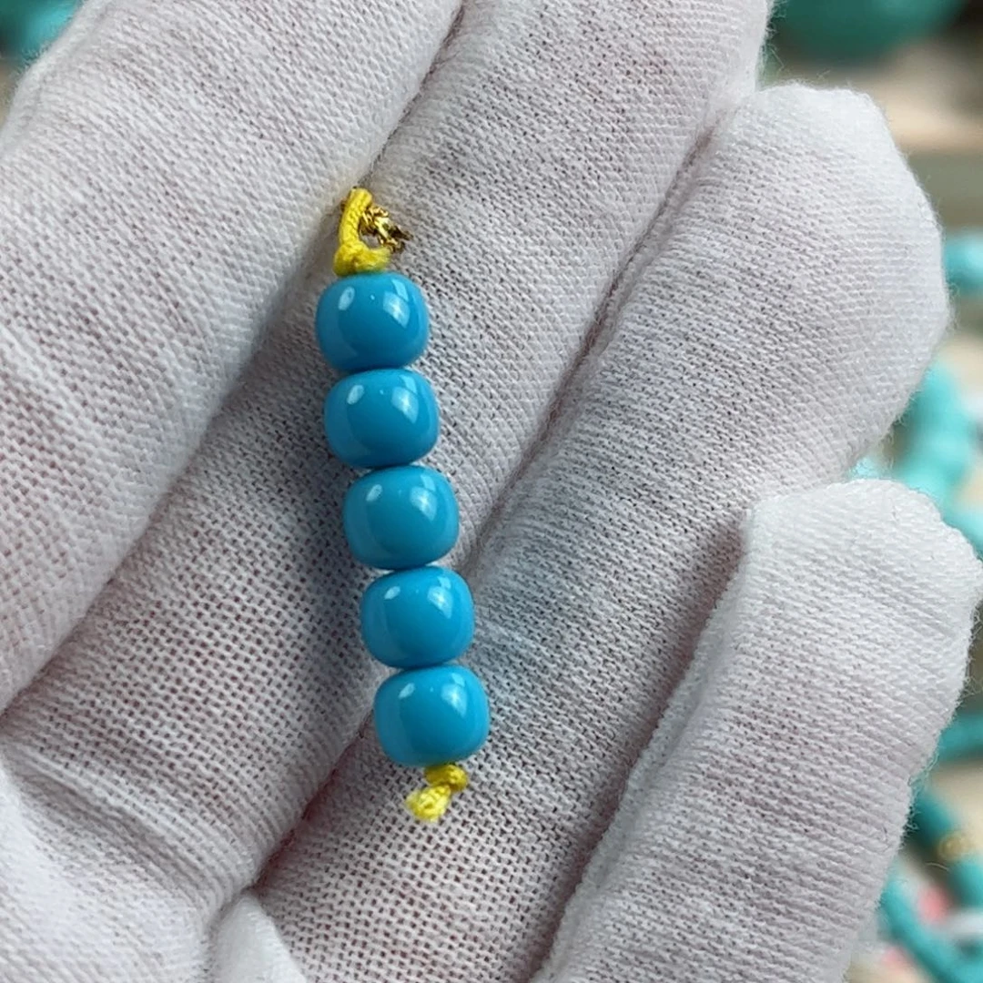 未镶嵌绿松石尺寸6.1mm