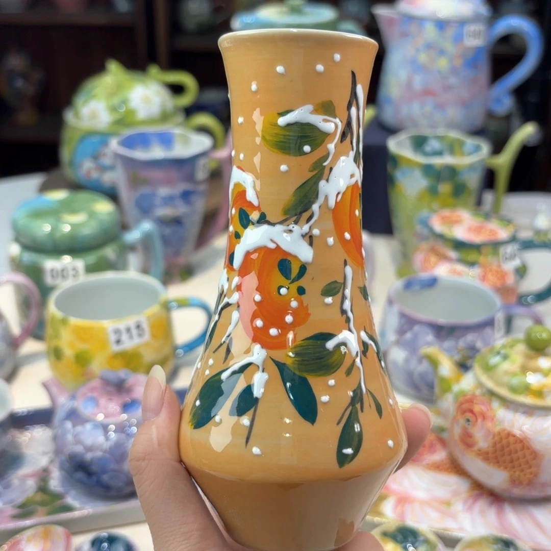 景德镇手绘高温釉下彩陶瓷茶具