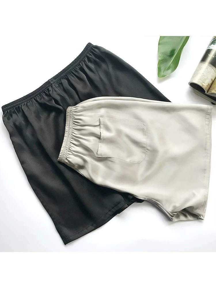 字母C孤品桑蚕丝中裤五分裤春夏季舒适气质透气