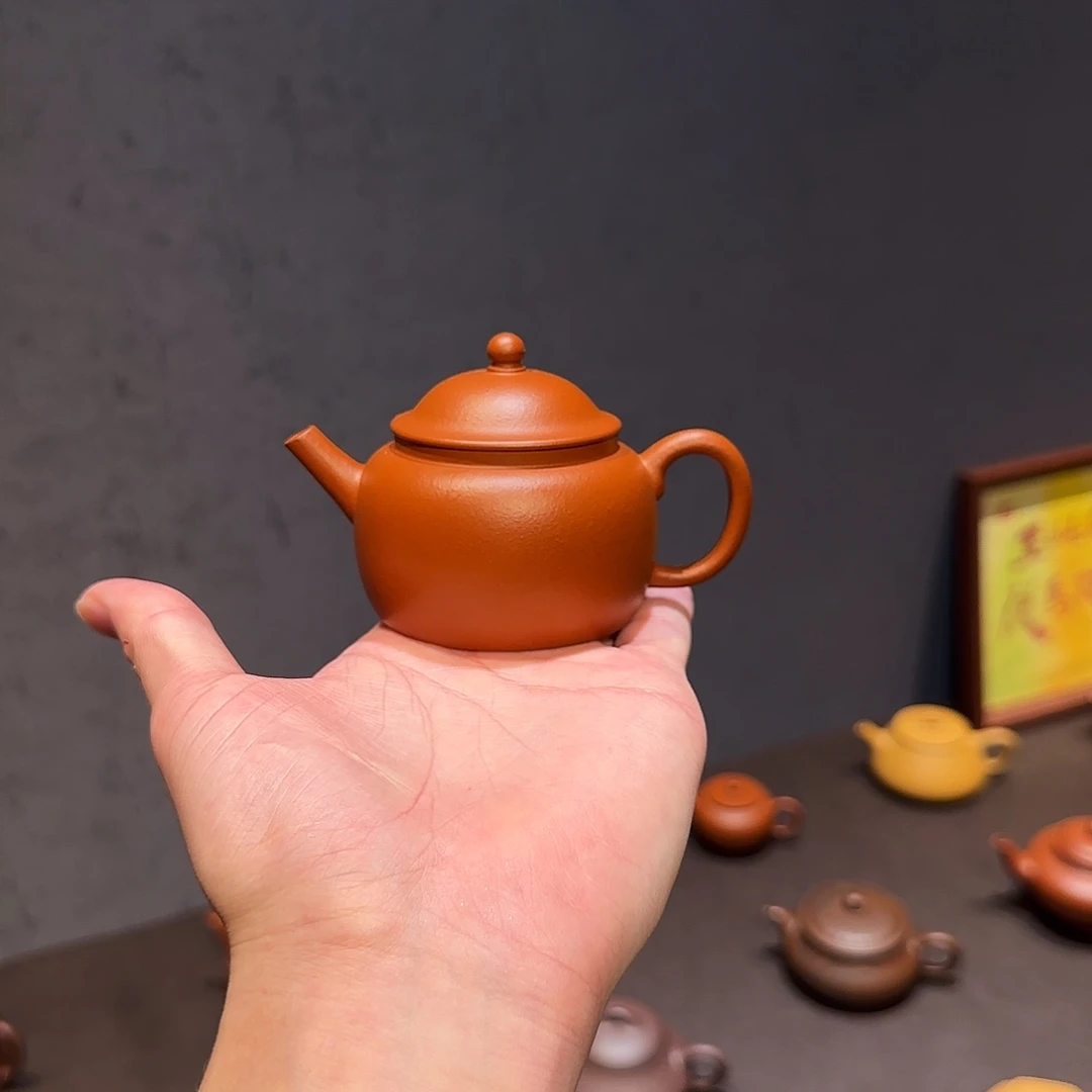 寂***茶紫砂公道杯发祥笠帽 生砂朱泥 120cc