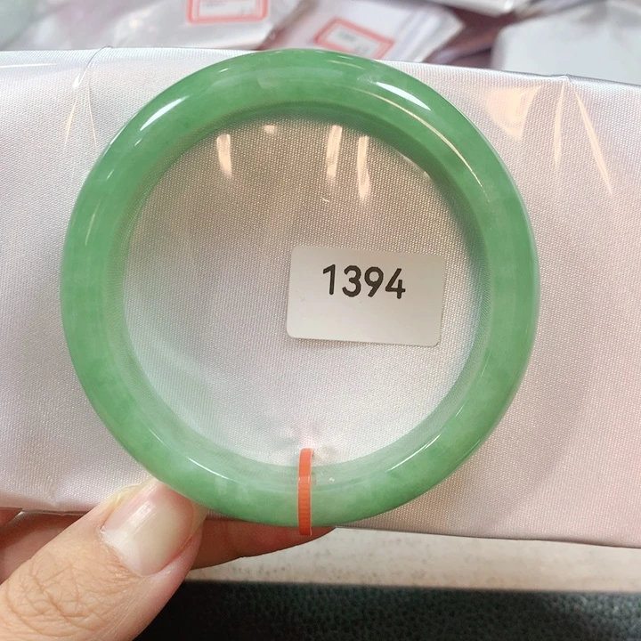 翡翠手镯未镶嵌天然翡翠手镯57.7