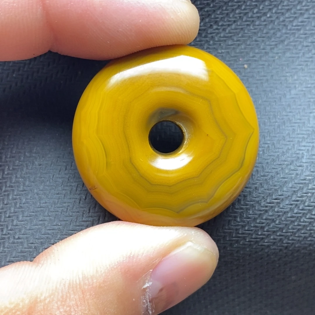 风***者玛瑙/玉髓未镶嵌平安扣