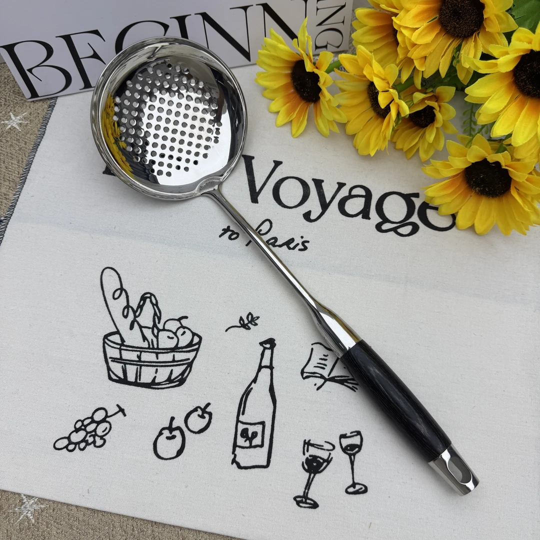 Vanirr德国316L不锈钢家用长柄防烫漏勺！