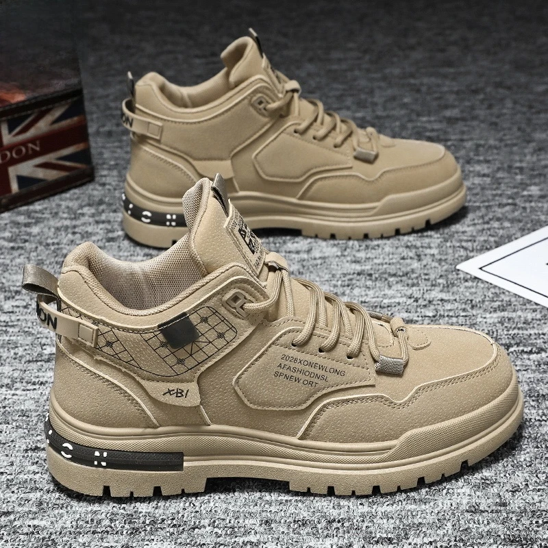 秋季男鞋2024新款防滑耐磨休闲百搭男士工作鞋时尚运动潮鞋