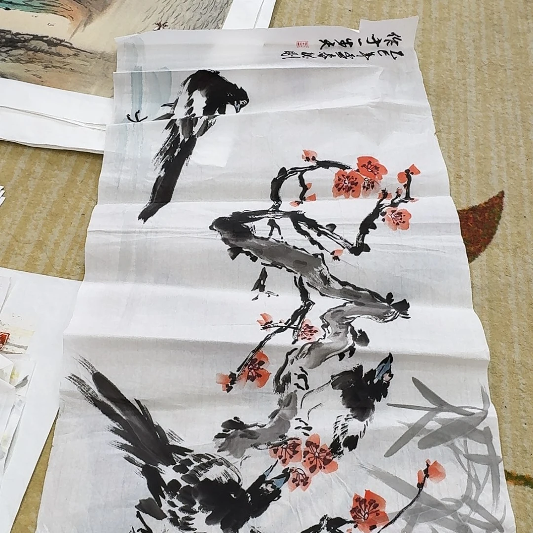 国画三尺整纸哈哈哈