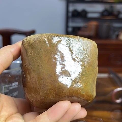 戬谷龙窑柴烧茶杯9