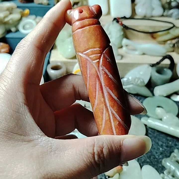 和田玉未镶嵌吊坠(不含链)