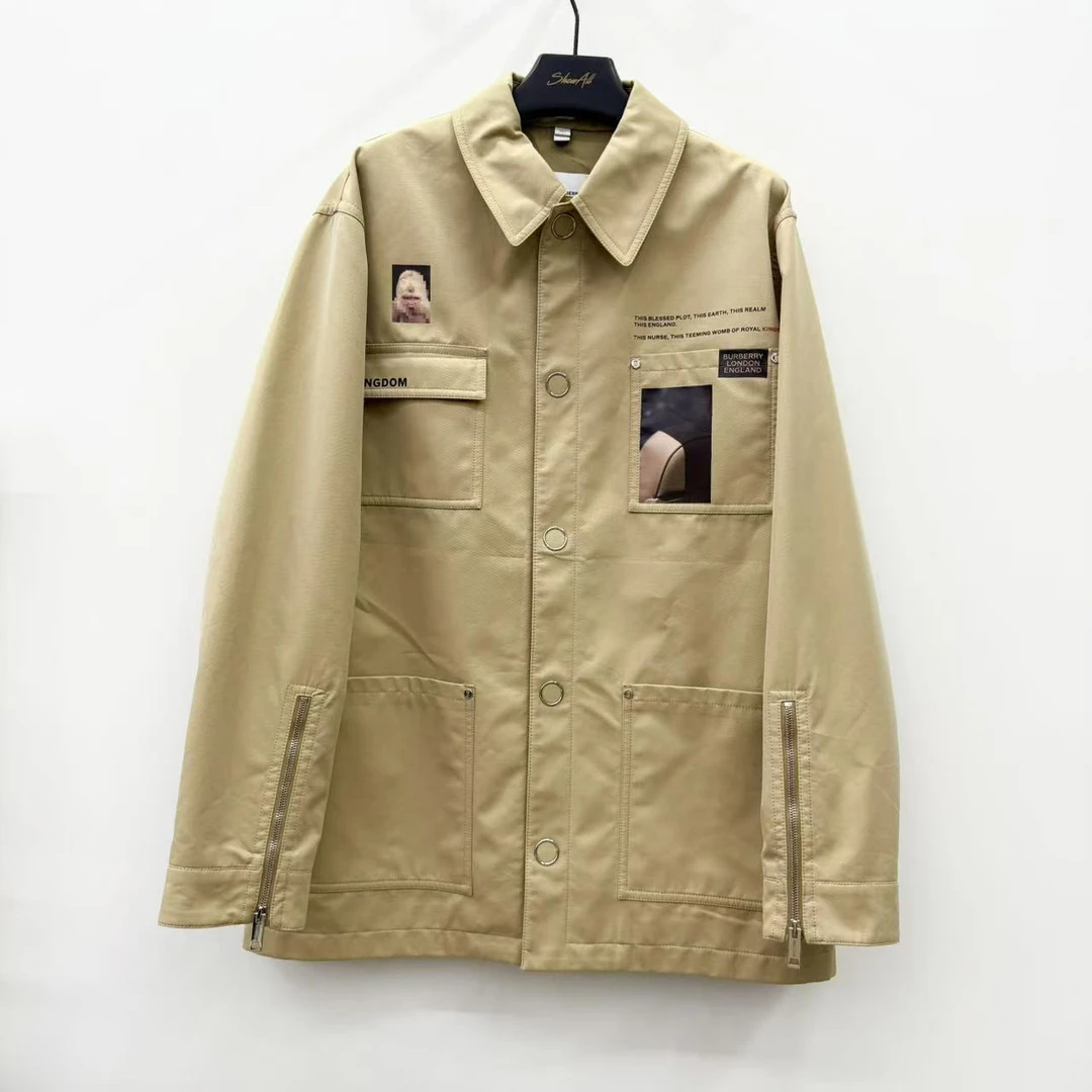 未使用 BURBERRY/博柏利 kingdom系列小鹿斑比夹克外套48码1932