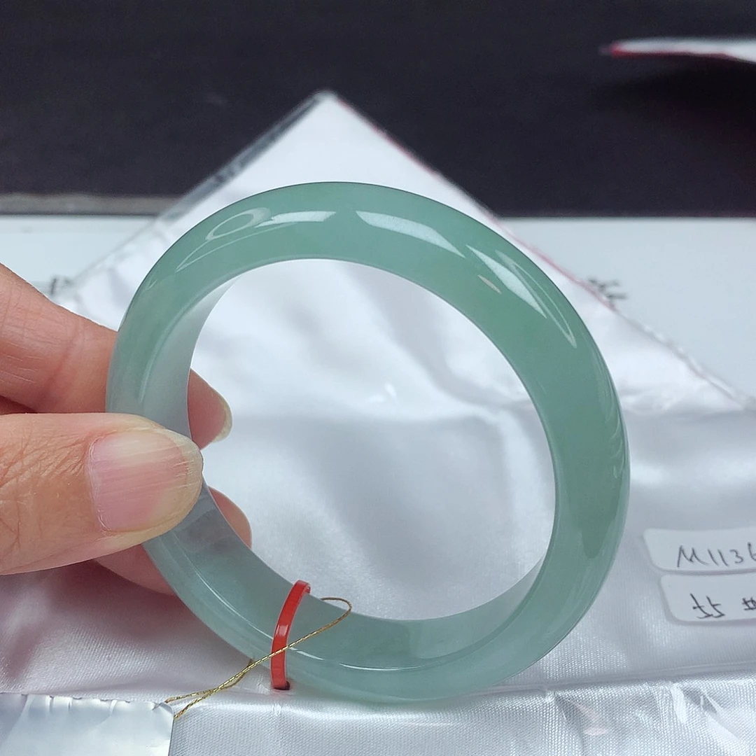 未镶嵌手镯翡翠55圈3674