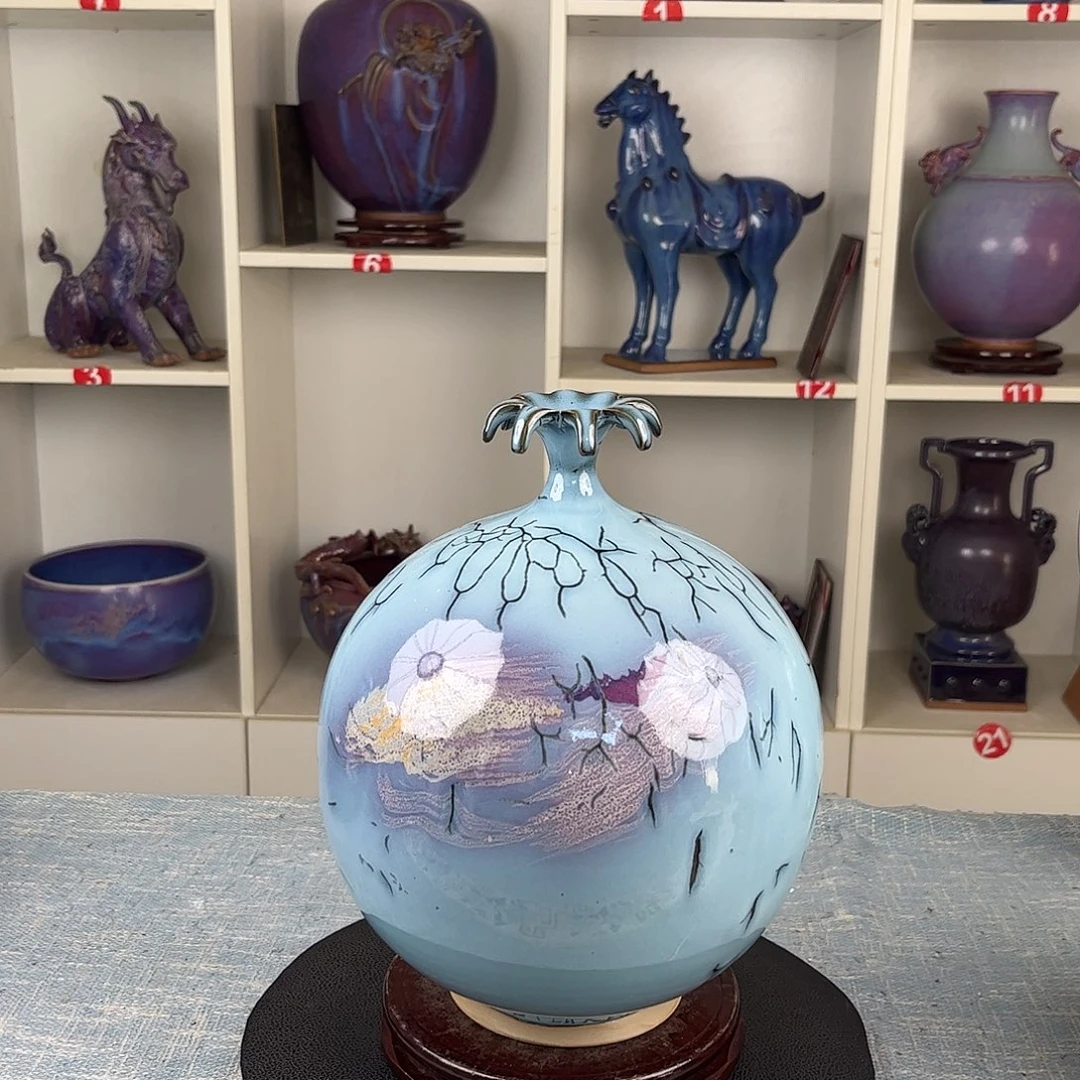 瓷片石榴瓶珍品收藏
